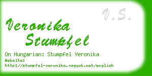 veronika stumpfel business card